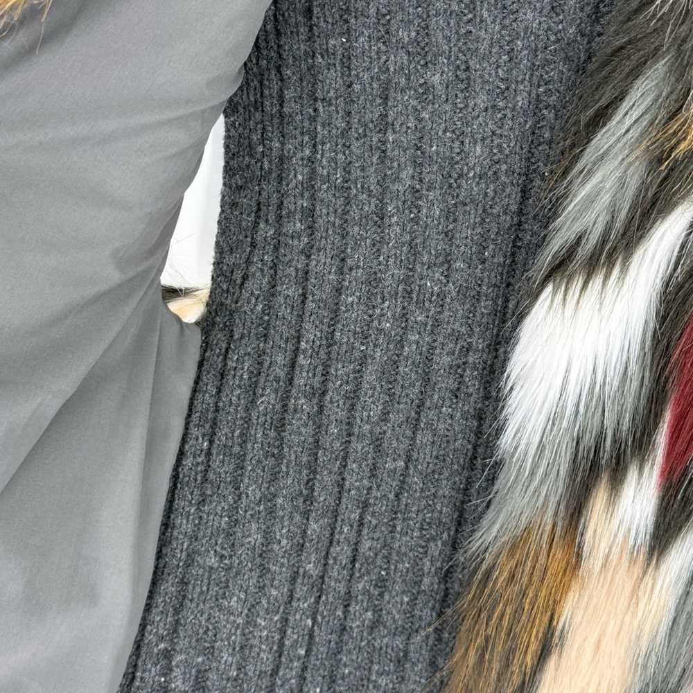 Anthropologie Rosie Neira Vivid Faux Fur Vest Women’s Size XS Wool Blend - Picture 3 of 5